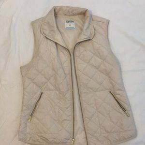 Cream vest